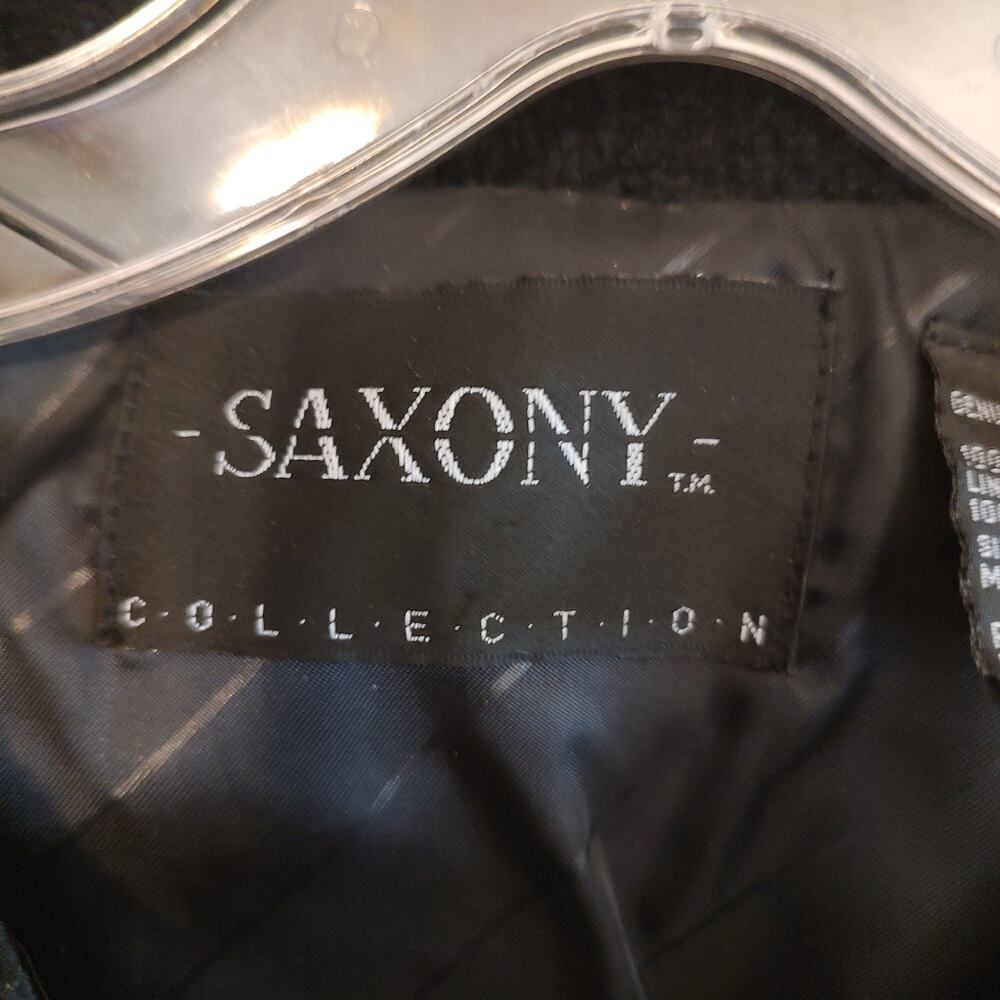 Saxony MENS Black Leather Sweatshirt Collection Size L - Picture 11 of 13